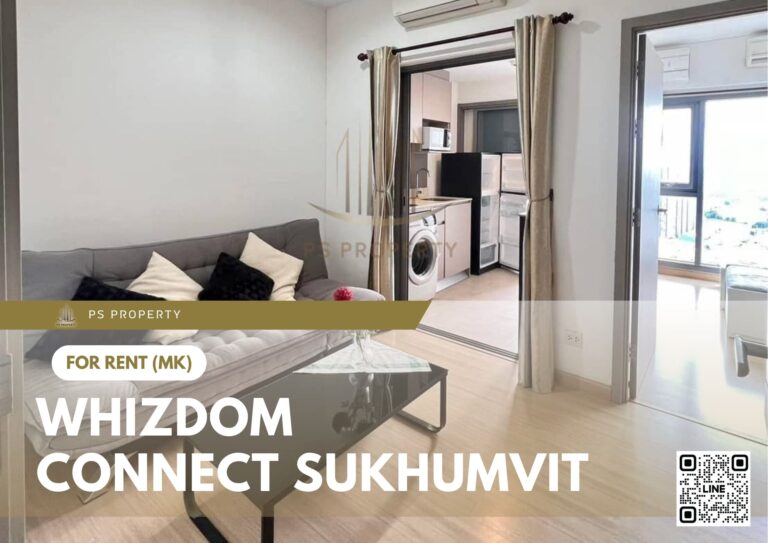 PS27513 – Condo Near BTS Punnawithi Station For Rent , One bedroom unit at Whizdom Connect Sukhumvit