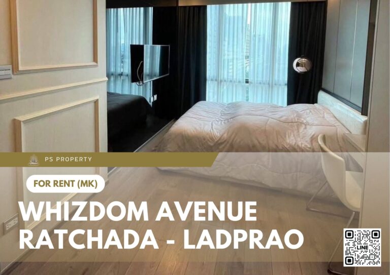 PS70760 – Condo Near MRT Phahonyothin Station For Rent , One bedroom unit at Whizdom Avenue Ratchada – Ladprao