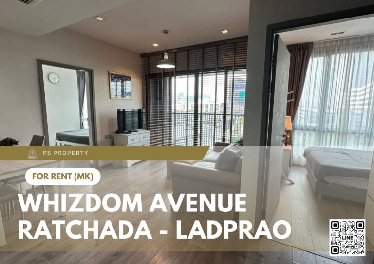 PS62922 – Condo Near MRT Phahonyothin Station For Rent , Two bedroom unit at Whizdom Avenue Ratchada – Ladprao