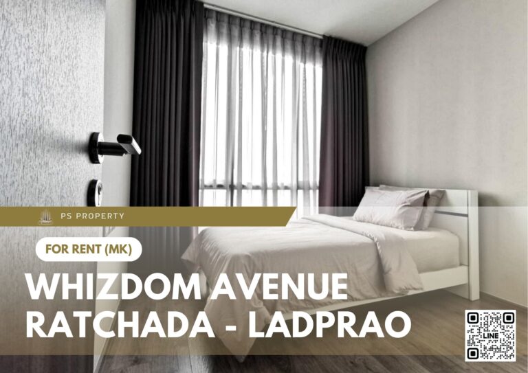 PS53964 – Condo Near MRT Phahonyothin Station For Rent , Two bedroom unit at Whizdom Avenue Ratchada – Ladprao