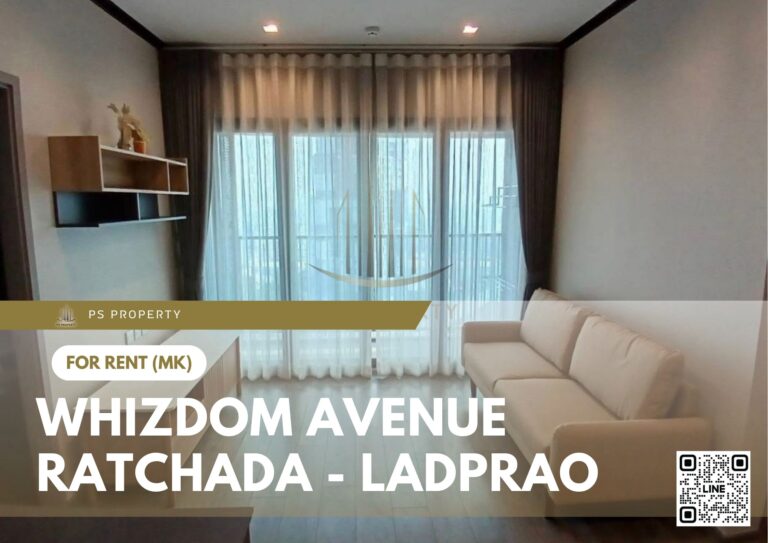 PS51504 – Condo Near MRT Phahonyothin Station For Rent , Two bedroom unit at Whizdom Avenue Ratchada – Ladprao