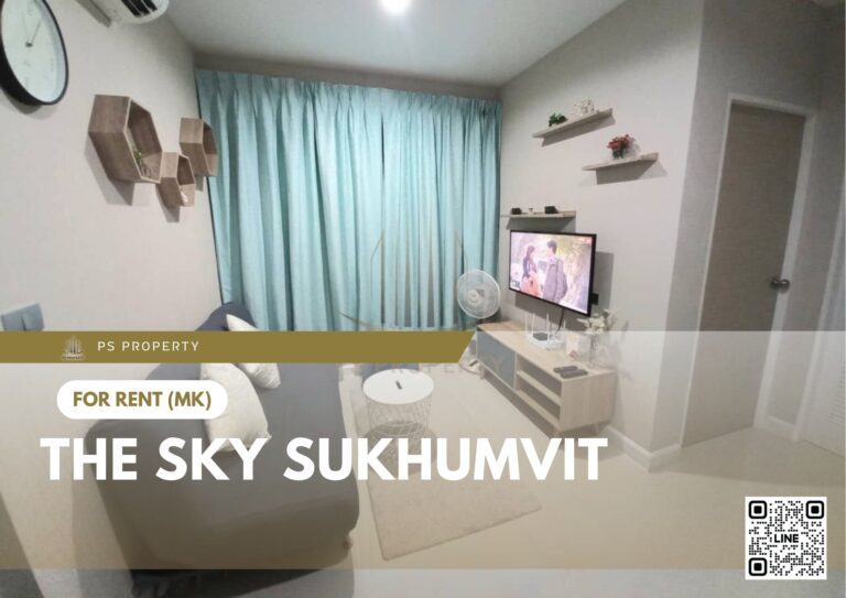 PS21358 – Condo Near BTS Udom Suk Station For Rent , One bedroom unit at The Sky Sukhumvit