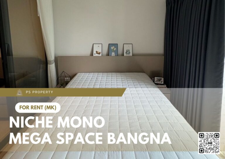 PS78041 – Condo Near BTS Bang Na Station For Rent , One bedroom unit at Niche MONO Mega Space Bangna