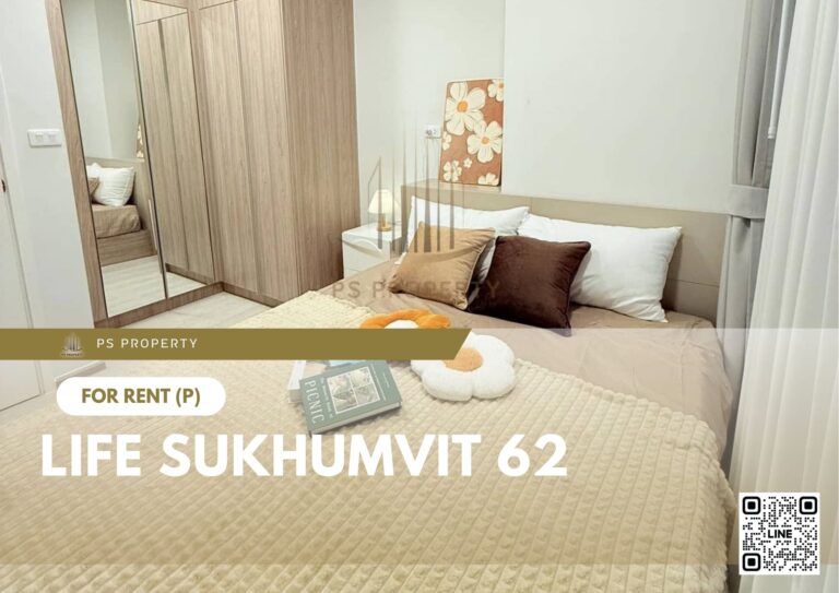 PS47354 – Condo Near BTS Bang Chak Station For Rent , One bedroom unit at Life Sukhumvit 62