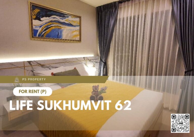 PS56815 – Condo Near BTS Bang Chak Station For Rent , Two bedroom unit at Life Sukhumvit 62