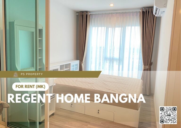 PS78077 – Condo Near BTS Bang na Station For Rent , One bedroom unit at Regent home bangna