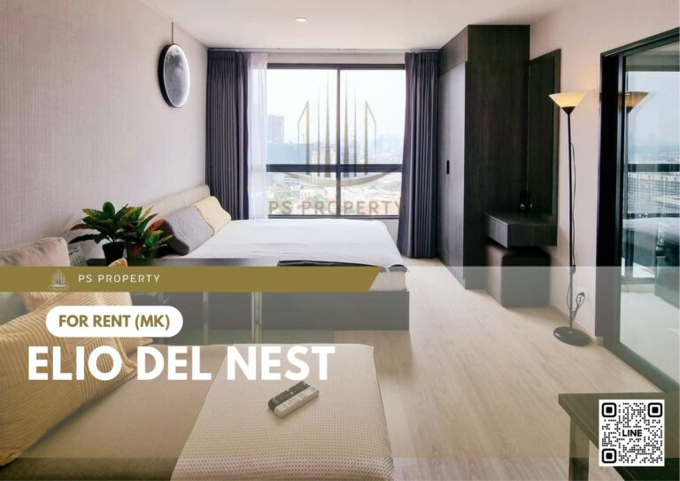 PS13936 – Condo Near BTS Udom Suk Station For Rent , One bedroom unit at Elio Del Nest