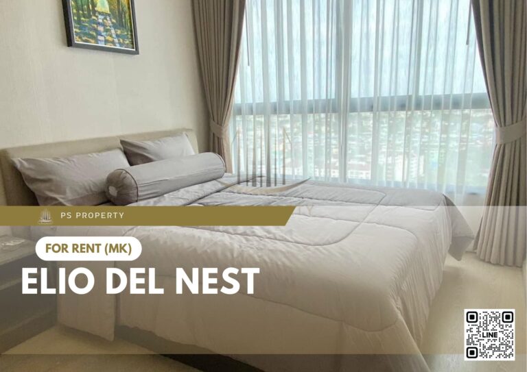PS15716 – Condo Near BTS Udom Suk Station For Rent , One bedroom unit at Elio Del Nest
