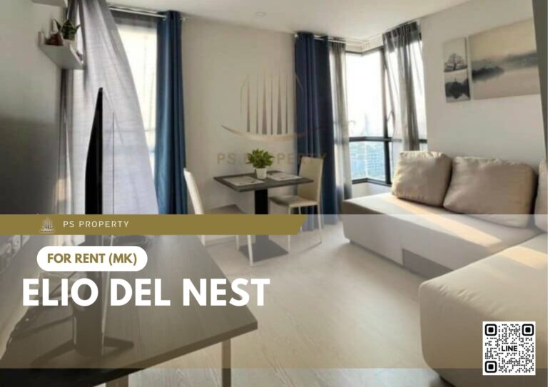 PS14278 – Condo Near BTS Udom Suk Station For Rent , One bedroom unit at Elio Del Nest