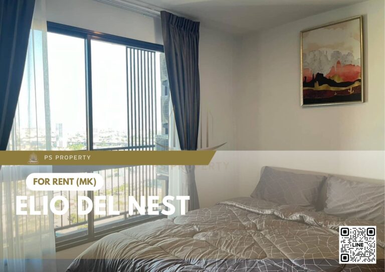 PS9359 – Condo Near BTS Udom Suk Station For Rent , One bedroom unit at Elio Del Nest