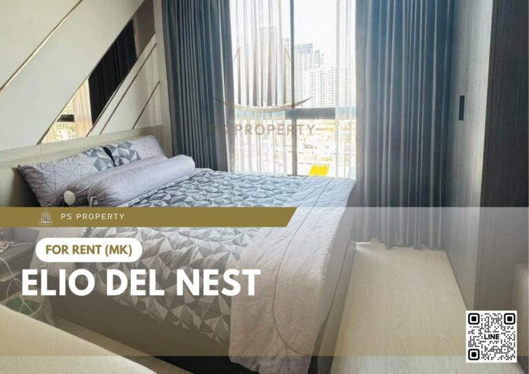 PS9467 – Condo Near BTS Udom Suk Station For Rent , One bedroom unit at Elio Del Nest