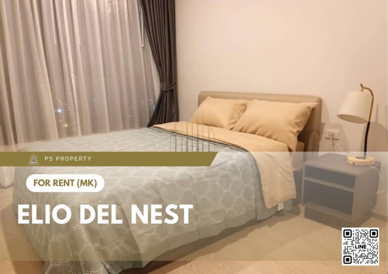 PS39342 – Condo Near BTS Udom Suk Station For Rent , One bedroom unit at Elio Del Nest
