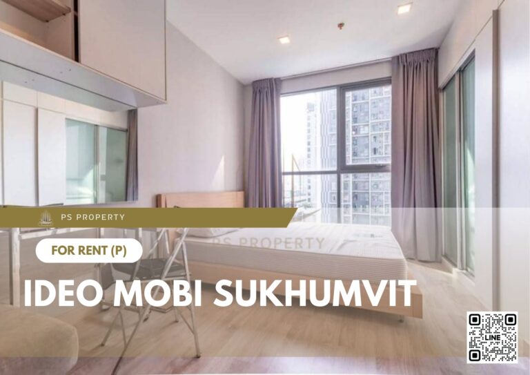 PS17925 – Condo Near BTS On Nut Station For Rent , One bedroom unit at IDEO Mobi Sukhumvit
