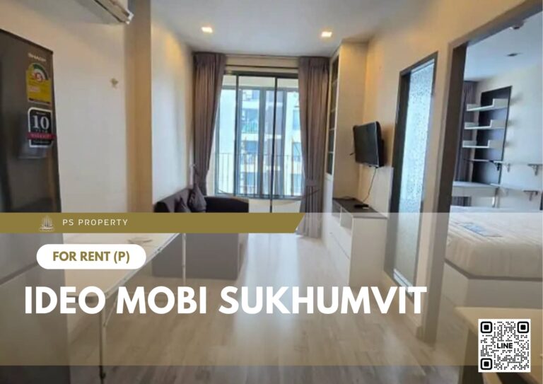 PS26280 – Condo Near BTS On Nut Station For Rent , One bedroom unit at IDEO Mobi Sukhumvit