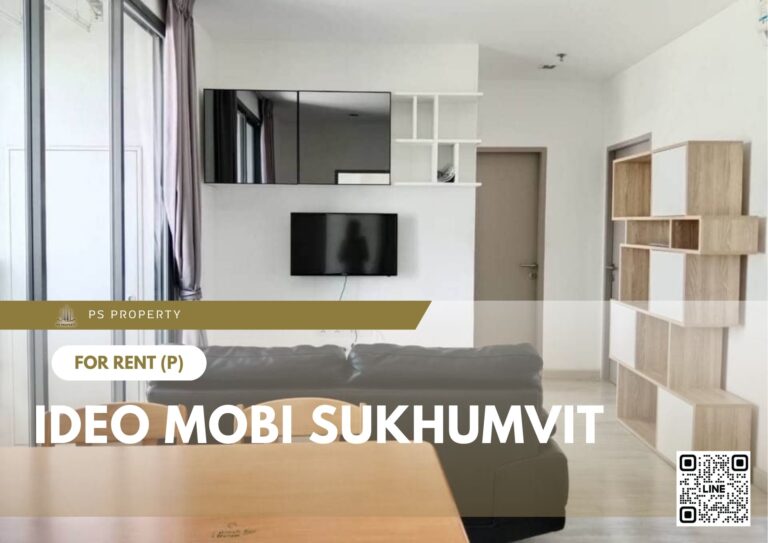 PS58365 – Condo Near BTS On Nut Station For Rent , Two bedroom unit at IDEO Mobi Sukhumvit