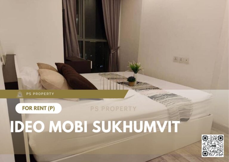 PS44793 – Condo Near BTS On Nut Station For Rent , One bedroom unit at IDEO Mobi Sukhumvit