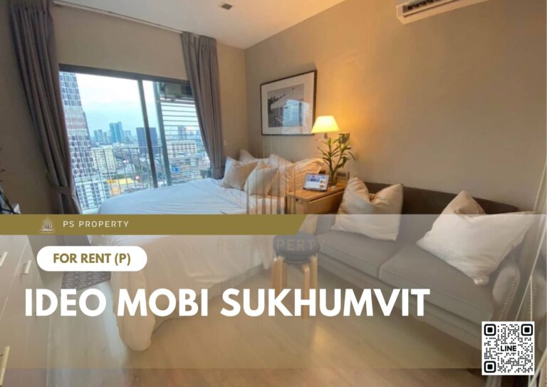 PS37429 – Condo Near BTS On Nut Station For Rent , One bedroom unit at IDEO Mobi Sukhumvit