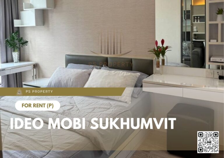 PS26612 – Condo Near BTS On Nut Station For Rent , One bedroom unit at IDEO Mobi Sukhumvit