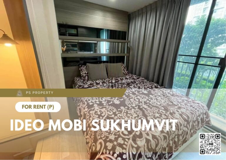 PS25793 – Condo Near BTS On Nut Station For Rent , One bedroom unit at IDEO Mobi Sukhumvit