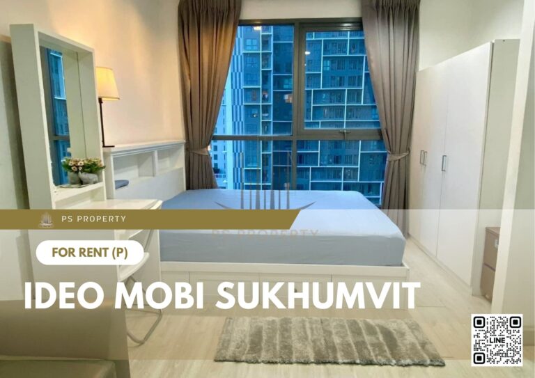 PS25672 – Condo Near BTS On Nut Station For Rent , One bedroom unit at IDEO Mobi Sukhumvit
