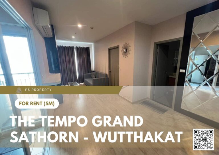 PS45355 – Condo Near BTS Wutthakat Station For Rent , One bedroom unit at The Tempo Grand Sathorn – Wutthakat