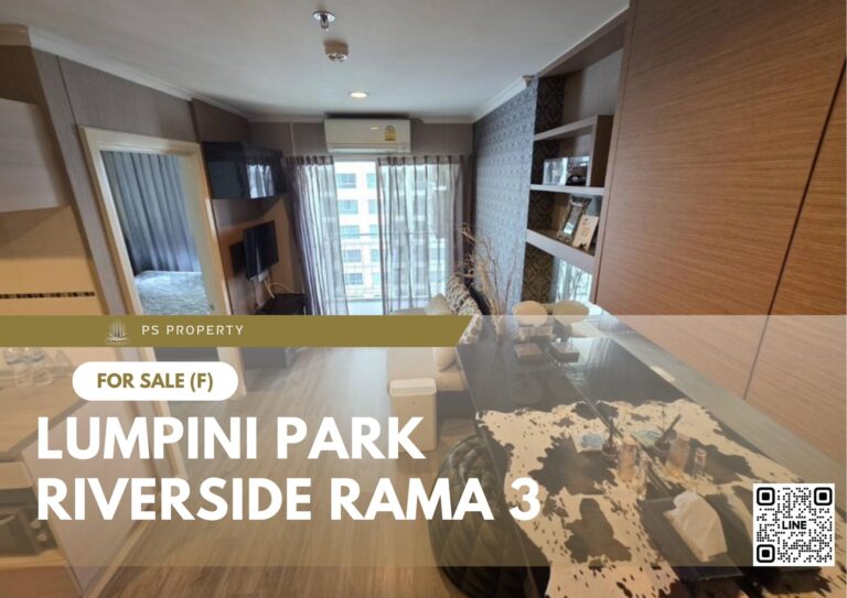 PS78418 – Condo Near BTS Chong Nonsi Station For Sale , One bedroom unit at Lumpini Park Riverside Rama 3