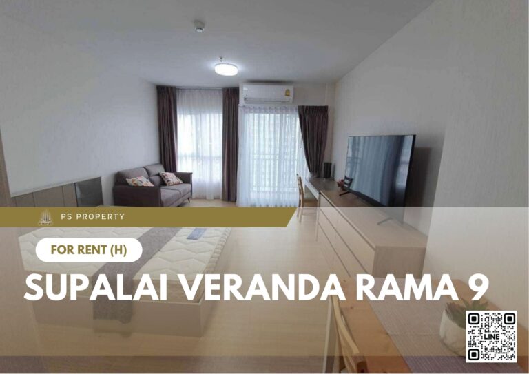 PS78437 – Condo Near MRT Phra Ram 9 Station For Rent , One bedroom unit at Supalai Veranda Rama 9