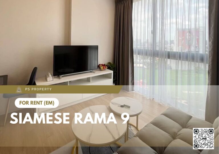 PS66142 – Condo Near MRT Phra Ram 9 Station For Rent , One bedroom unit at Siamese Rama 9