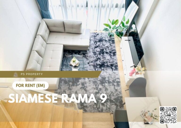 PS64019 – Condo Near MRT Phra Ram 9 Station For Rent , One bedroom unit at Siamese Rama 9