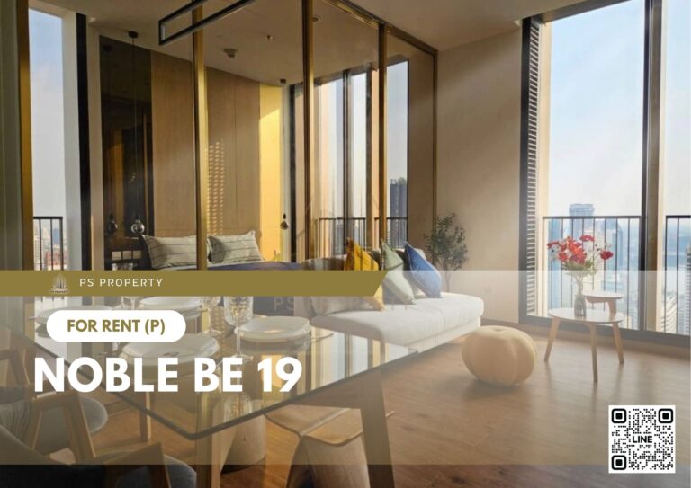 PS46750 – Condo Near BTS Asok Station For Rent , One bedroom unit at Noble BE 19