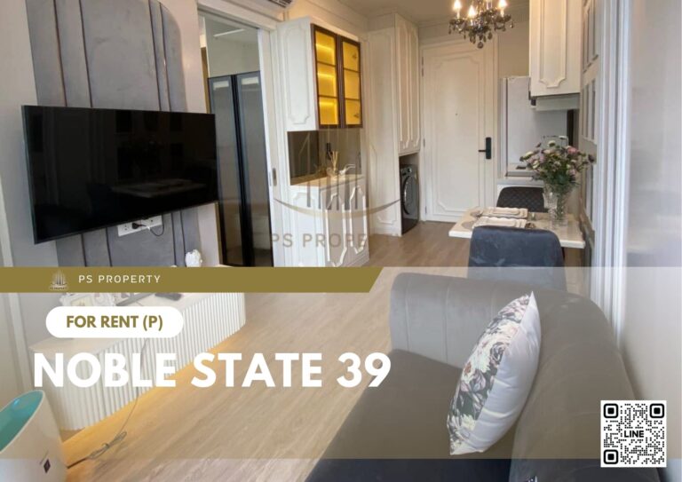 PS38695 – Condo Near BTS Phrom Phong Station For Rent , One bedroom unit at NOBLE STATE 39