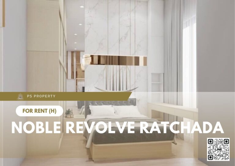 PS52597 – Condo Near MRT Thailand Cultural Centre Station For Rent , Two bedroom unit at Noble Revolve Ratchada