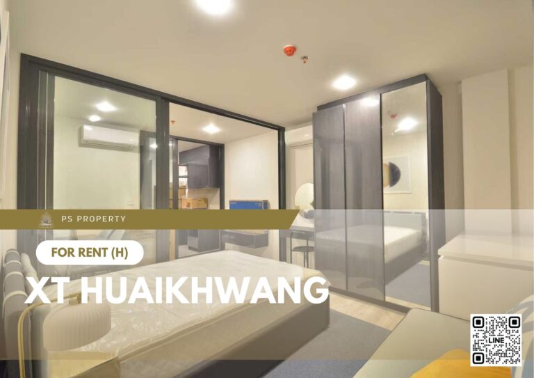 PS79823 – Condo Near MRT HUAIKHWANG Station For Rent , One bedroom unit at XT HUAIKHWANG