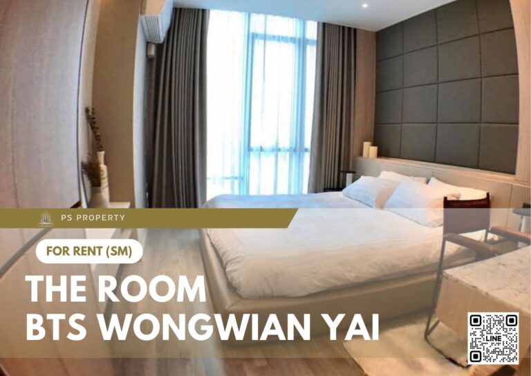 PS55112 – Condo Near BTS Wongwian Yai Station For Rent , One bedroom unit at The Room BTS Wongwian Yai