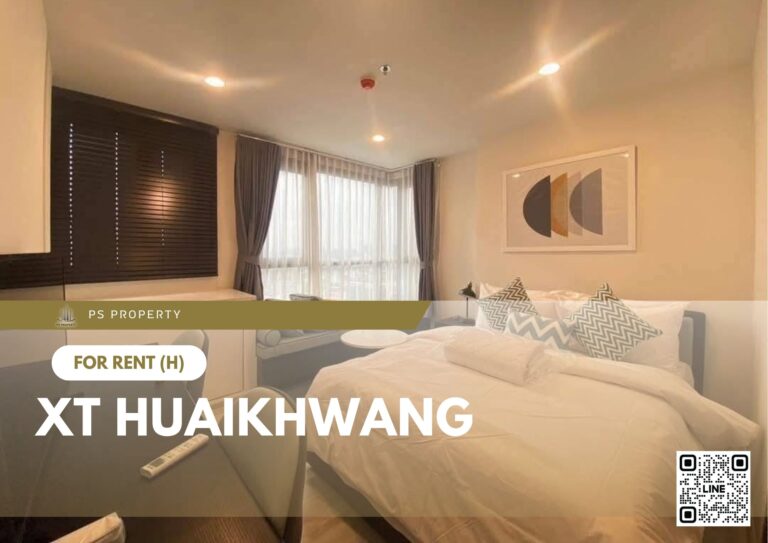 PS79845 – Condo Near MRT HUAIKHWANG Station For Rent , One bedroom unit at XT HUAIKHWANG