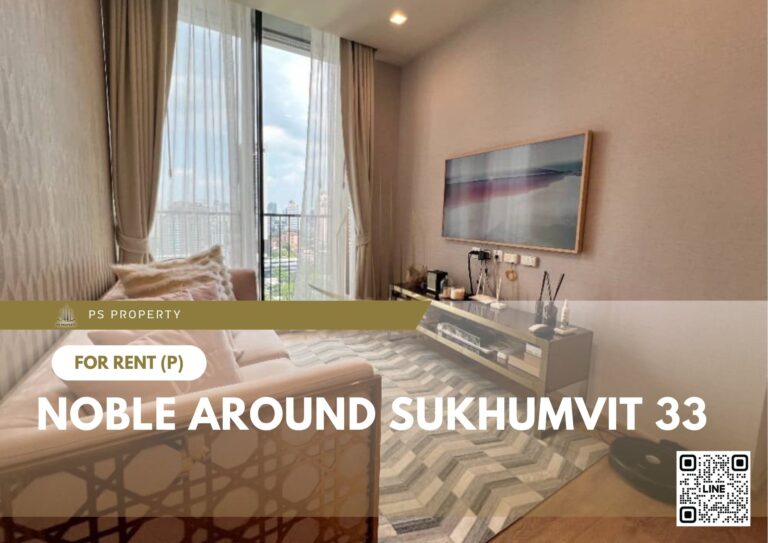 PS48172 – Condo Near BTS Phrom Phong Station For Rent , One bedroom unit at Noble Around Sukhumvit 33