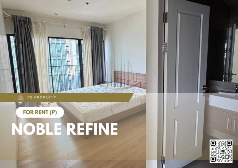 PS38981 – Condo Near BTS Asok Station For Rent , Two bedroom unit at Noble Refine