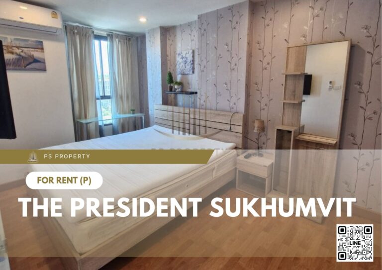 PS41611 – Condo Near BTS On Nut Station For Rent , One bedroom unit at The President Sukhumvit