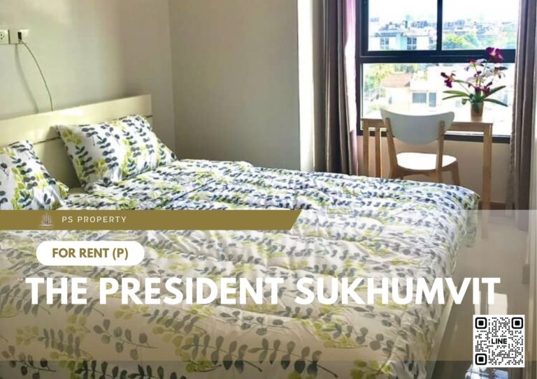 PS56782 – Condo Near BTS On Nut Station For Rent , One bedroom unit at The President Sukhumvit