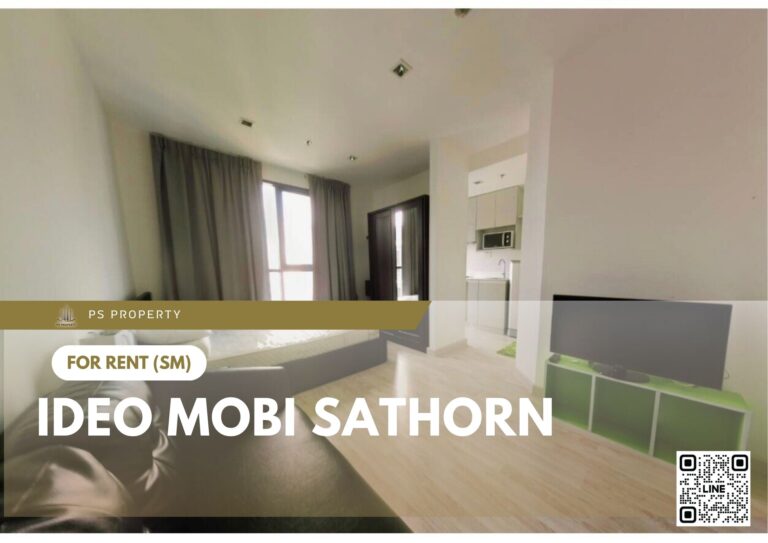 PS79674 – Condo Near BTS Krung Thon Buri Station For Rent , One bedroom unit at IDEO Mobi Sathorn