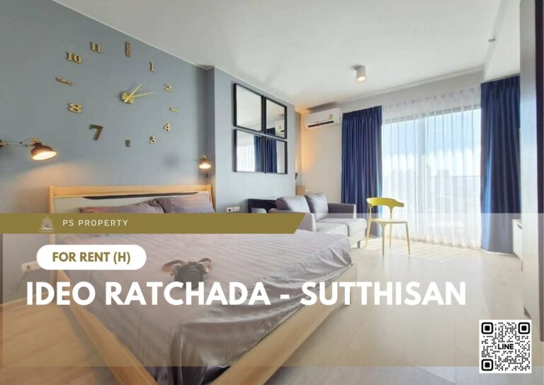 PS68754 – Condo Near MRT Sutthisan Station For Rent , One bedroom unit at IDEO Ratchada – Sutthisan