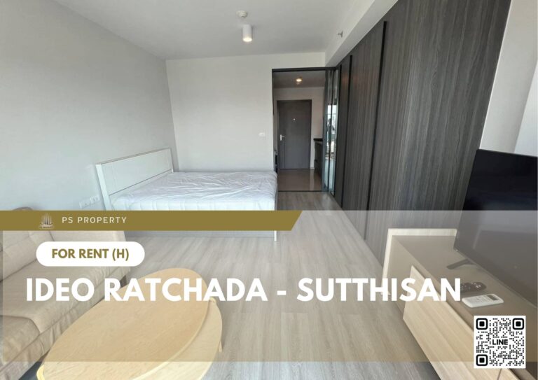 PS55079 – Condo Near MRT Sutthisan Station For Rent , One bedroom unit at IDEO Ratchada – Sutthisan