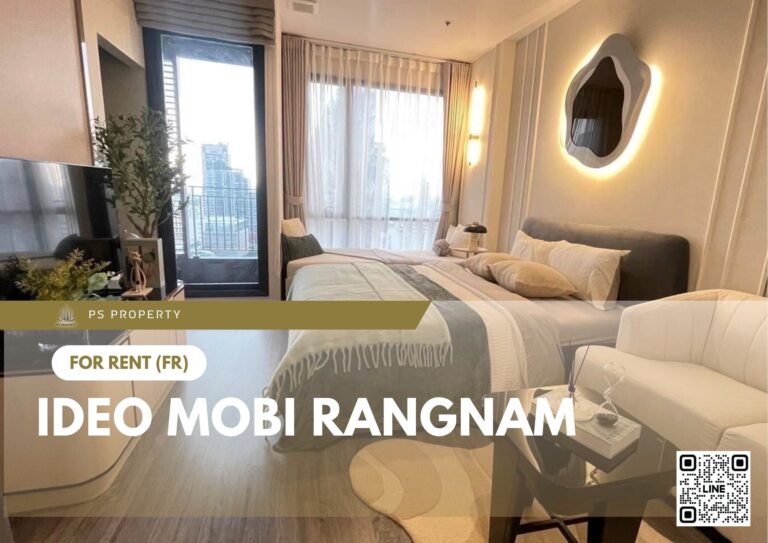 PS59758 – Condo Near BTS Victory Monument Station For Rent , One bedroom unit at IDEO Mobi Rangnam
