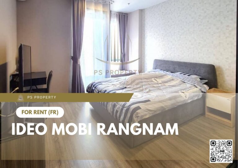 PS50426 – Condo Near BTS Victory Monument Station For Rent , One bedroom unit at IDEO Mobi Rangnam