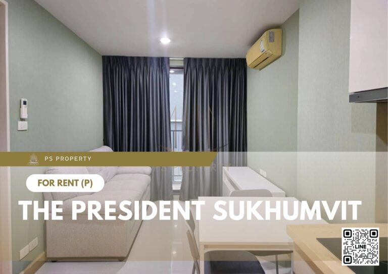 PS49177 – Condo Near BTS On Nut Station For Rent , One bedroom unit at The President Sukhumvit