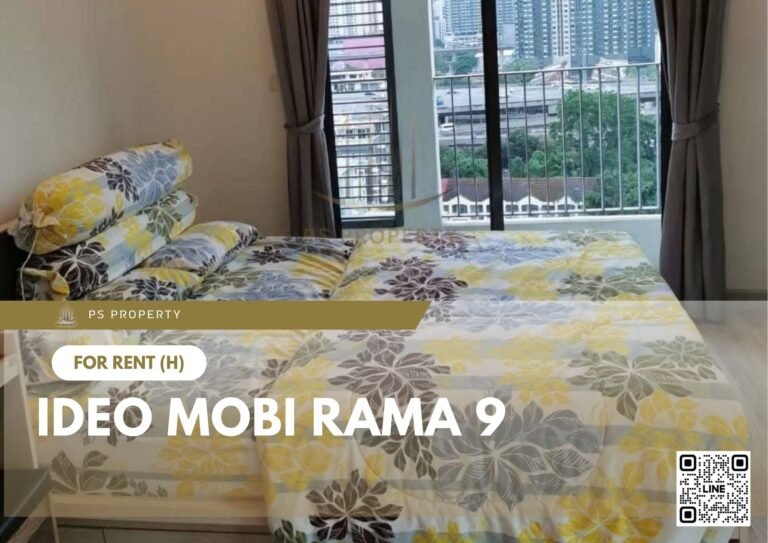 PS41197 – Condo Near MRT Phra Ram 9 Station For Rent , Two bedroom unit at IDEO Mobi Rama 9