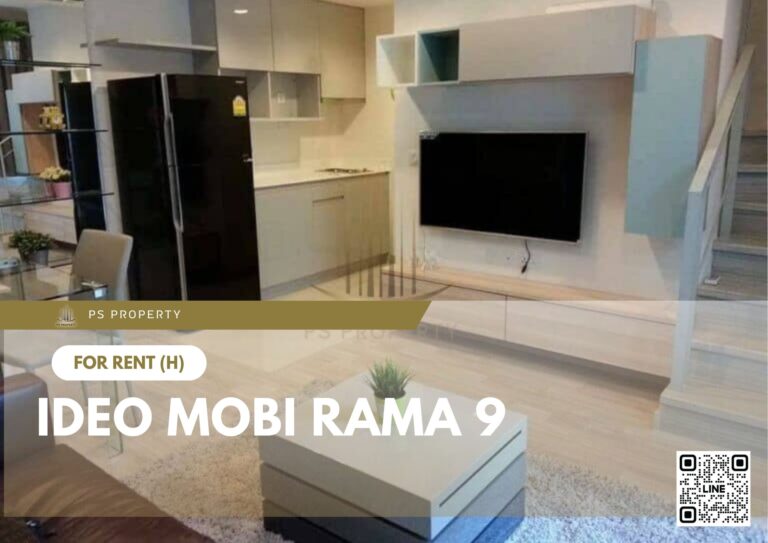 PS15003 – Condo Near MRT Phra Ram 9 Station For Rent , One bedroom unit at IDEO Mobi Rama 9