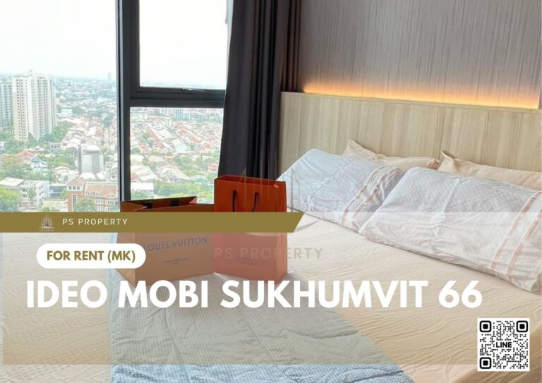 PS39046 – Condo Near BTS Udom Suk Station For Rent , One bedroom unit at IDEO Mobi Sukhumvit 66
