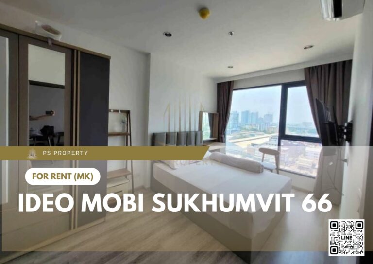PS15342 – Condo Near BTS Udom Suk Station For Rent , One bedroom unit at IDEO Mobi Sukhumvit 66