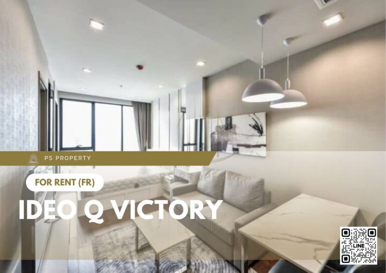 PS10212 – Condo Near BTS Victory Monument Station For Rent , One bedroom unit at IDEO Q Victory